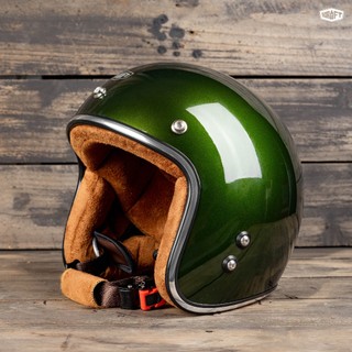 Nón bảo hiểm 3/4 - kraft eros forest green - ver2
