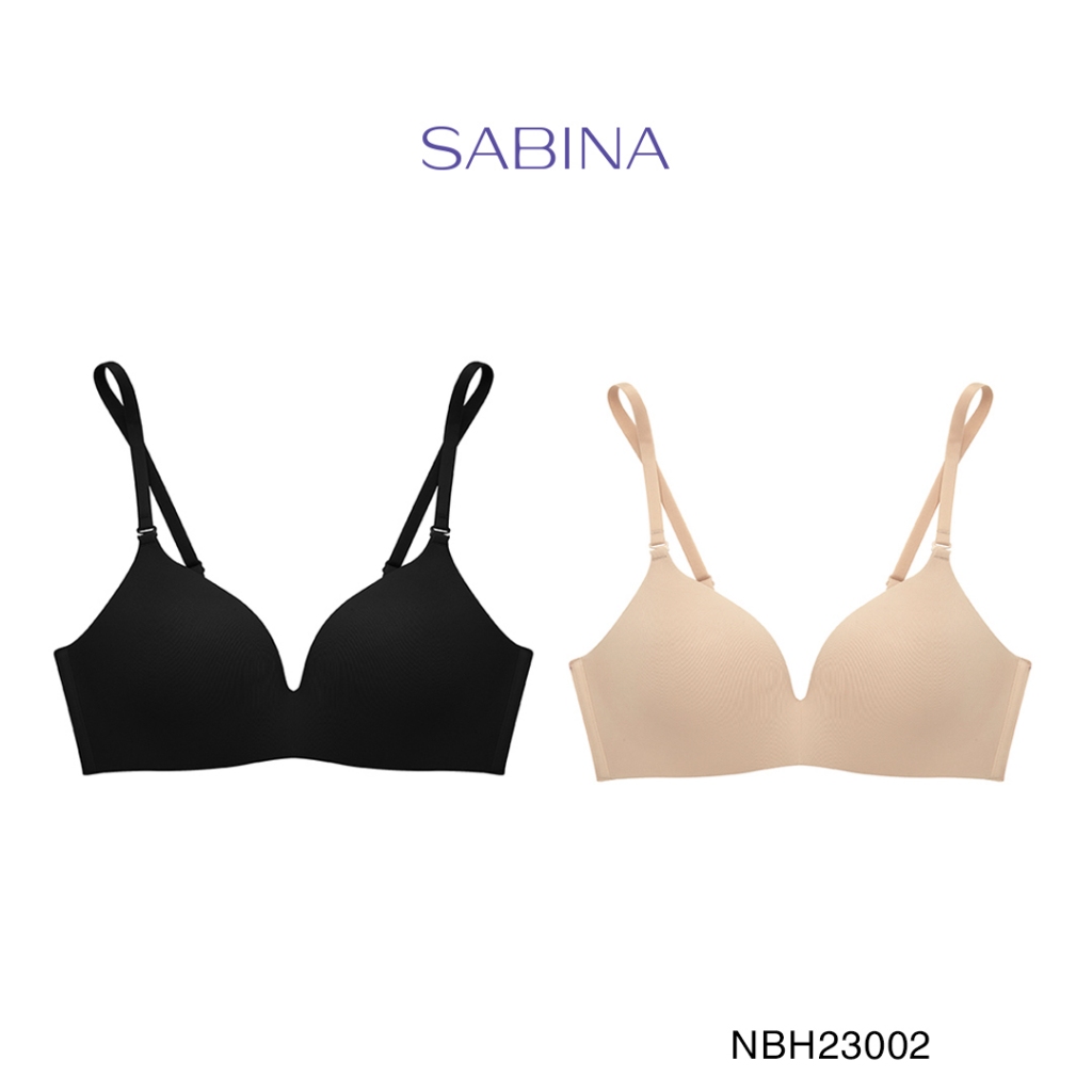 Combo 2 Áo Lót Không Bản Dây Lưng Không Viền May Mút Dày Vừa Màu Trơn Soft Doomm By Sabina NBH23002
