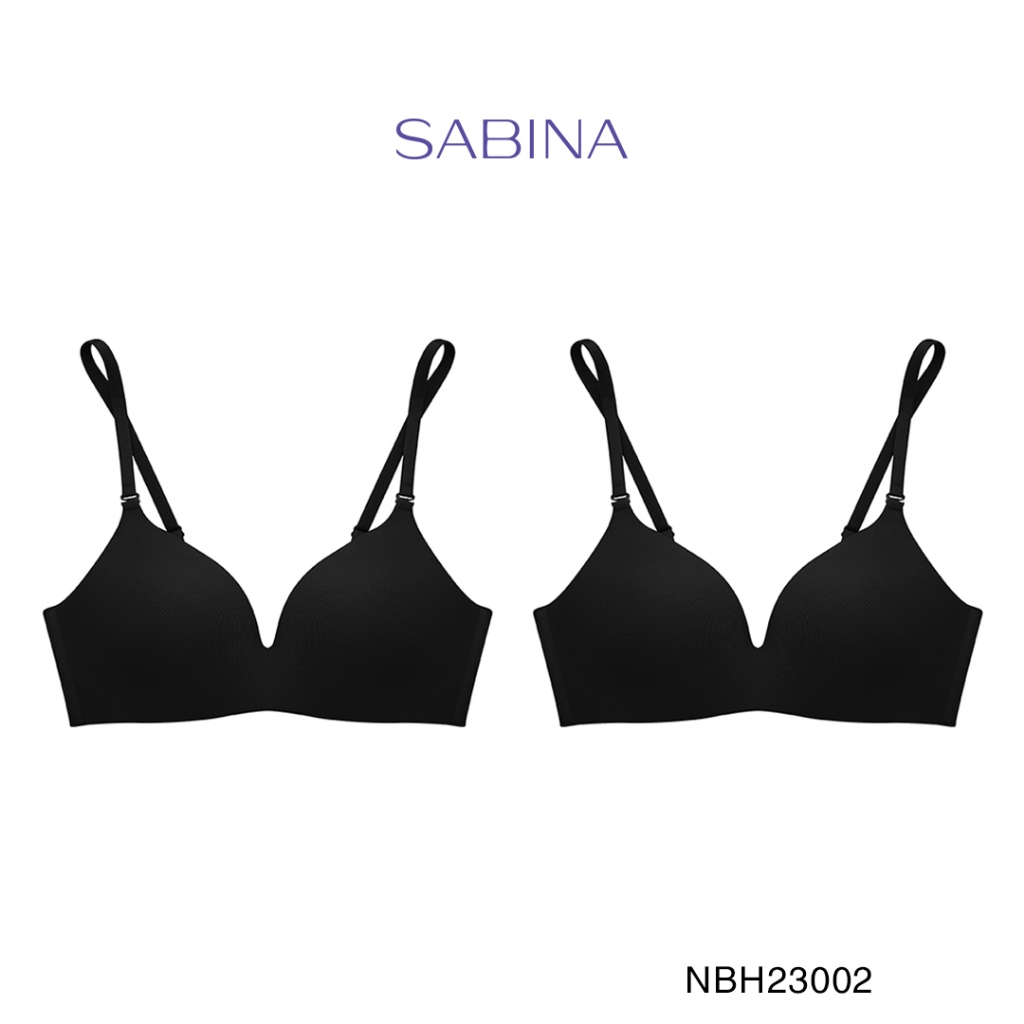 Combo 2 Áo Lót Không Bản Dây Lưng Không Viền May Mút Dày Vừa Màu Trơn Soft Doomm By Sabina NBH23002