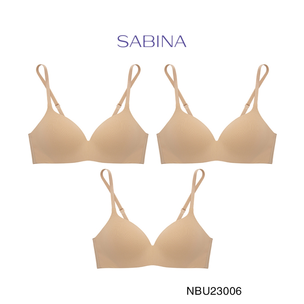 Combo 3 Áo Lót Không Gọng Không Viền May Mút Mỏng Trơn Thời Trang Pretty Perfect By Sabina NBU23006 (Tương tự SBXU8310)