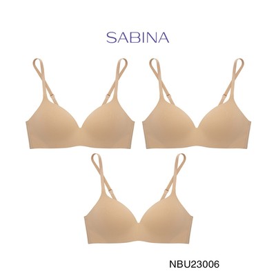 Combo 3 Áo Lót Không Gọng Không Viền May Mút Mỏng Trơn Thời Trang Pretty Perfect By Sabina NBU23006 (Giống SBXU8310)