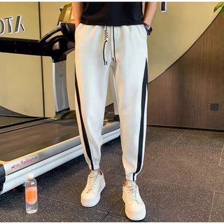 Quần JOGGER ống rộng hách dáng vải nỉ bông nhật Phong cách Hàn quốc QUẦ DRAGON+ PHỐI SỌC dáng thể thao