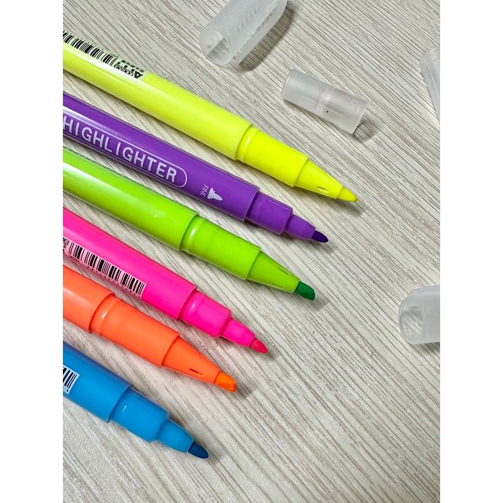 Bút Highlight 2 Đầu Nhiều Màu, Bút Nhớ Dòng Chuyên Dụng Học Tập, Đánh Dấu Những Điều Cần Lưu Ý