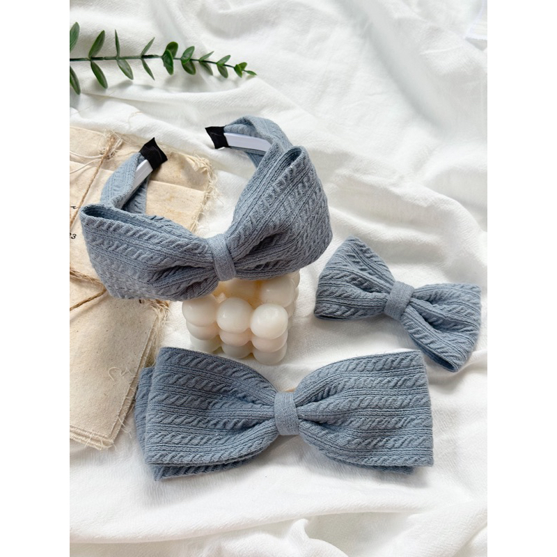 Dear.Nini - Bờm/turban chất len Hàn Quốc. Nguyên liệu nhập Hàn.