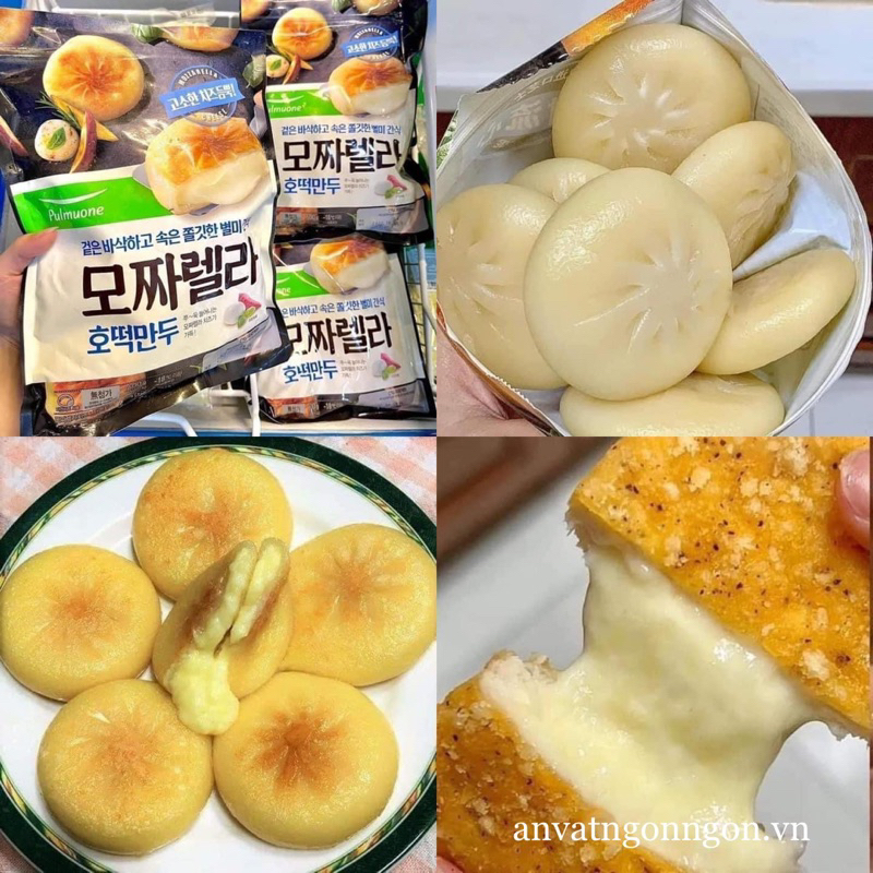 Bánh Xếp HoTeok Nhân Phô Mai Mozzarella 600g hấp dẫn