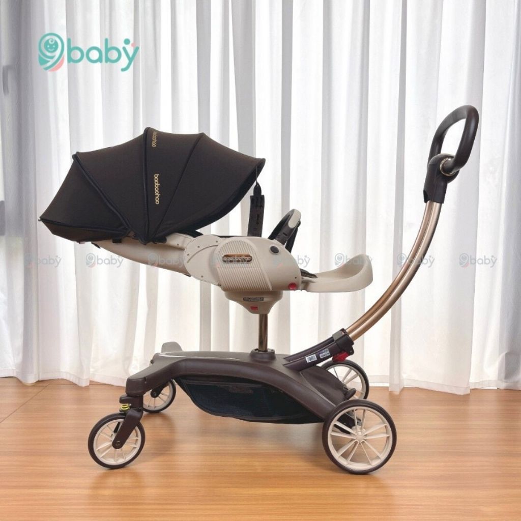 Xe đẩy dạng nôi 2 chiều BAOBAOHAO V21 gấp gọn linh hoạt cho bé
