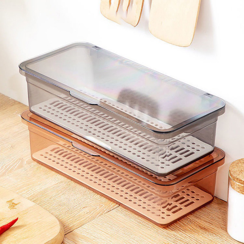 Jack Chống bụi có nắp đậy Hộp đũa có nắp đậy, Nhà bếp gia đình Đũa Spoon Dao nĩa Hộp đựng