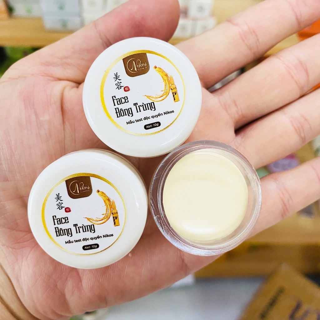Kem Face Đông Trùng - Kem Dưỡng Trắng Da Mờ Thâm Mụn Nicos-[Chính Hãng]