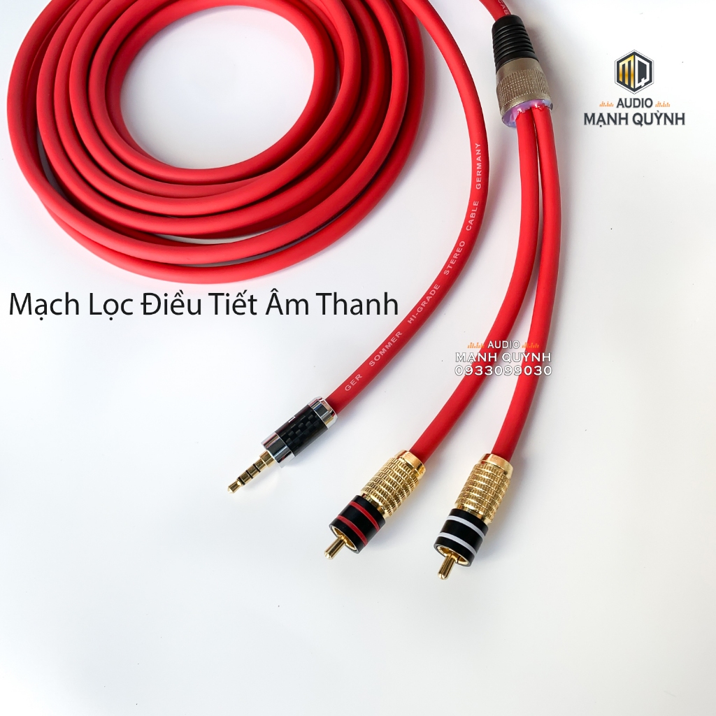 Dây Livestream/ Thu Âm từ Mixer, Amply, Loa Kéo ... vào điện thoại, ip, tab, laptop, mb ...