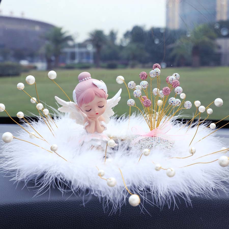 Thiên Thần trang trí tap lô ô tô, trang trí bàn làm việc, góc học tập, Diy