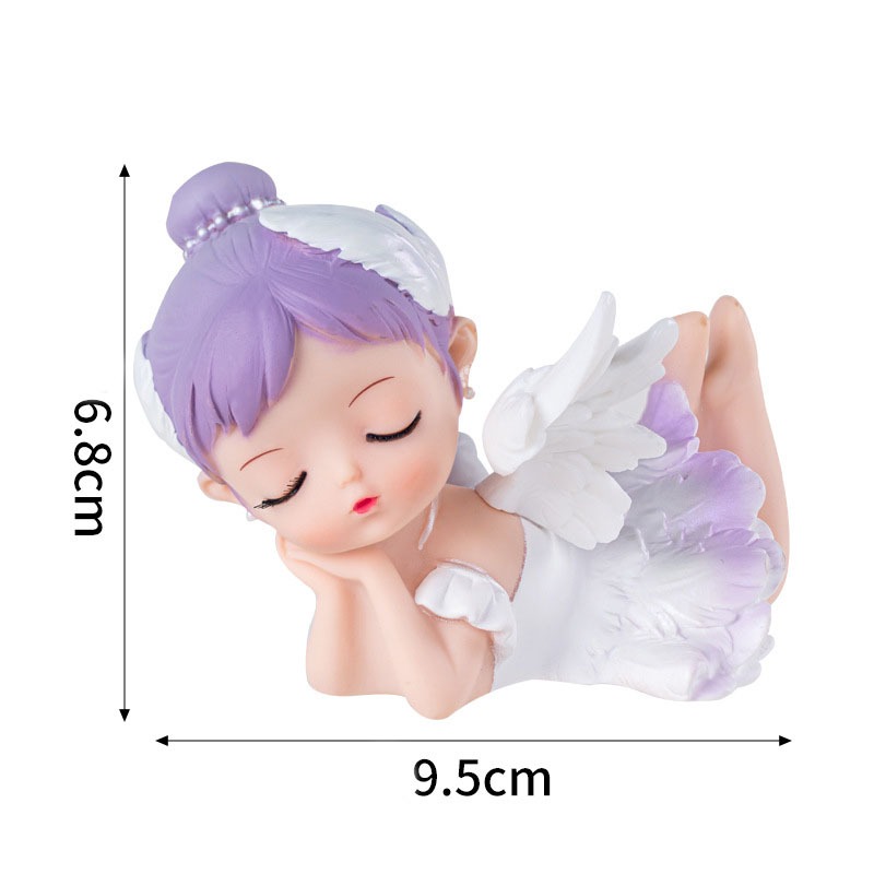 Thiên Thần trang trí tap lô ô tô, trang trí bàn làm việc, góc học tập, Diy