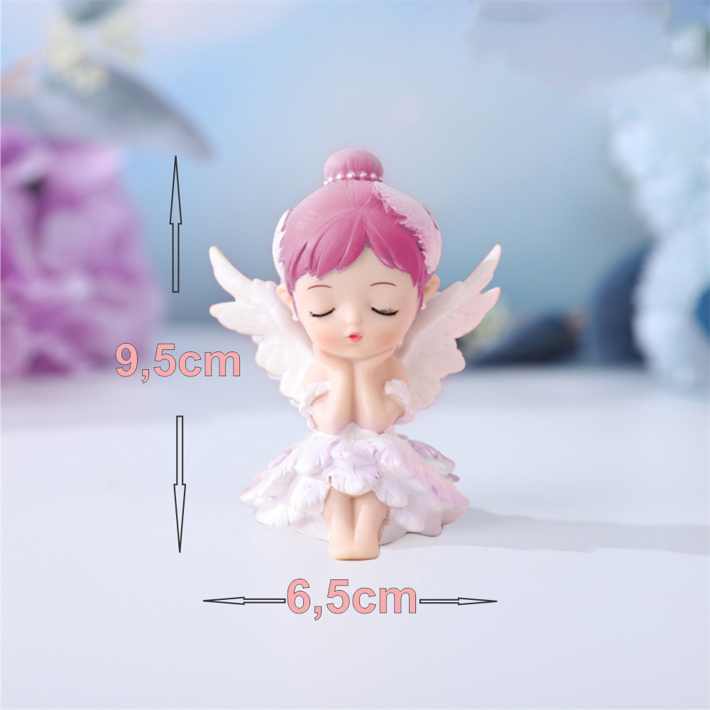 Thiên Thần trang trí tap lô ô tô, trang trí bàn làm việc, góc học tập, Diy