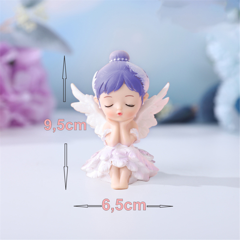 Thiên Thần trang trí tap lô ô tô, trang trí bàn làm việc, góc học tập, Diy