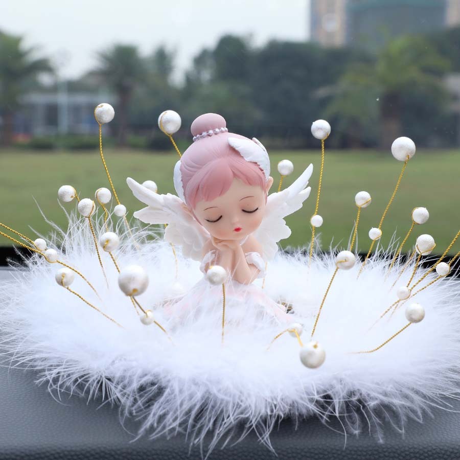 Thiên Thần trang trí tap lô ô tô, trang trí bàn làm việc, góc học tập, Diy