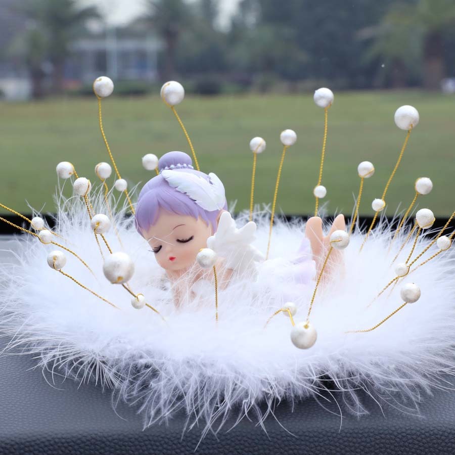 Thiên Thần trang trí tap lô ô tô, trang trí bàn làm việc, góc học tập, Diy