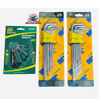 Bộ lục giác đầu bi đầu bông 9 món Yeti đa năng