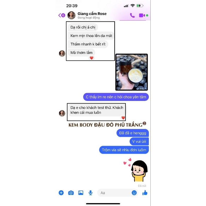 Combo kem body ngày + kem body đêmgiúp da trắng sáng, kể cả da đen.Tặng kích trắng