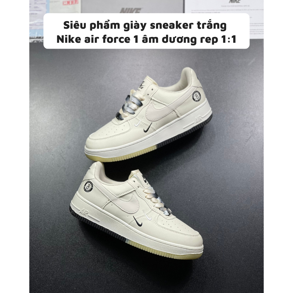 Giày thể thao nam nữ đẹp sneaker trắng a.f1 âm dương chữ B hot nhất 2023 đi chơi đi học đi làm đám cưới giá rẻ Laylani