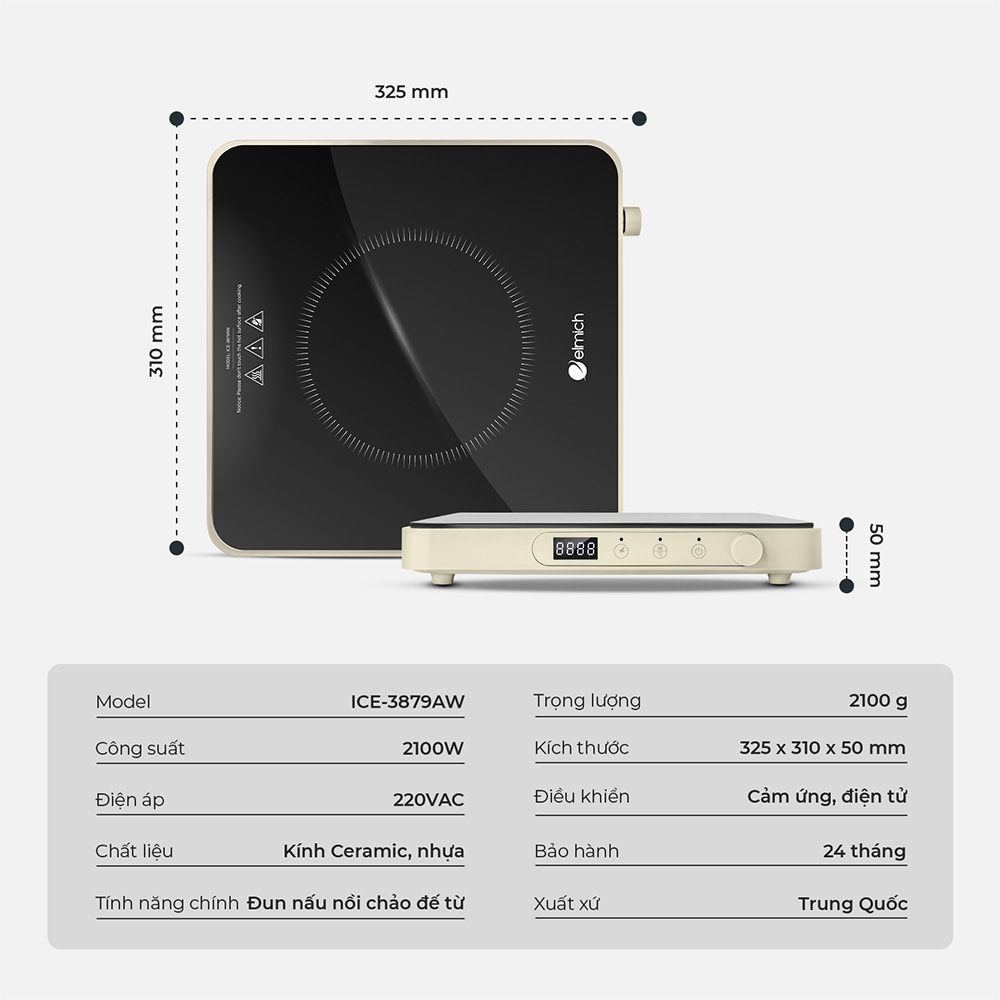 Bếp Từ Đơn ELMICH EL-3879