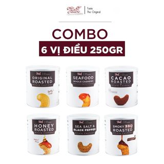Combo 6 Vị Điều Kaz lon thiếc