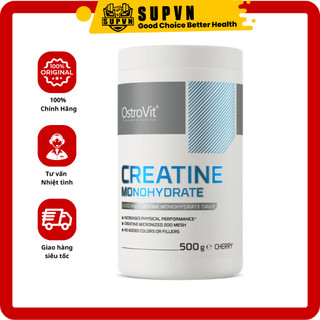 Creatine Ostrovit - Hỗ trợ tăng sức mạnh, sức bền, phát triển cơ bắp chính hãng giá tốt 100 lần dùng