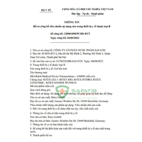 Combo Ritex tạo môi trường kinderwusch 4 tuýp 10 que canh trứng EMBOTT22