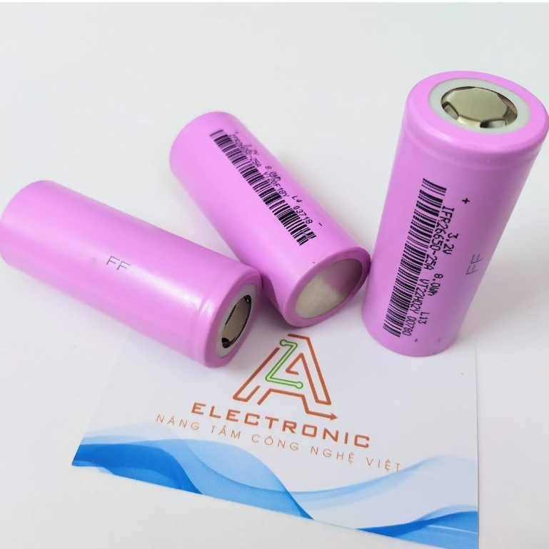 Pin Lithium 26650 3.2v 2500MAH xả 30C nội trở 4.5-5mΩ