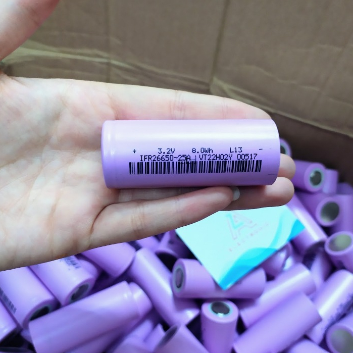 Pin Lithium 26650 3.2v 2500MAH xả 30C nội trở 4.5-5mΩ