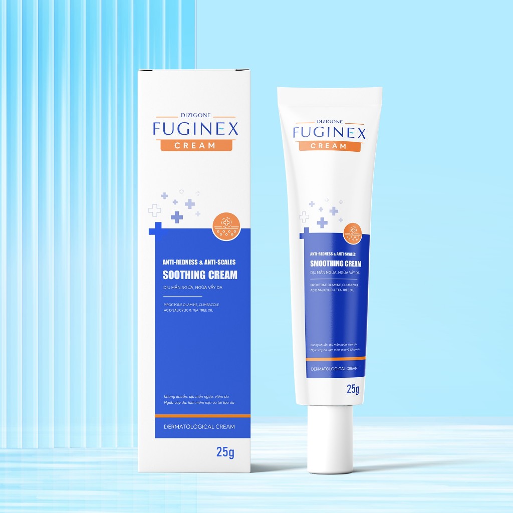 Kem bôi da DIZIGONE FUGINEX CREAM 25g - Đẩy lùi nấm ngứa, làm dịu