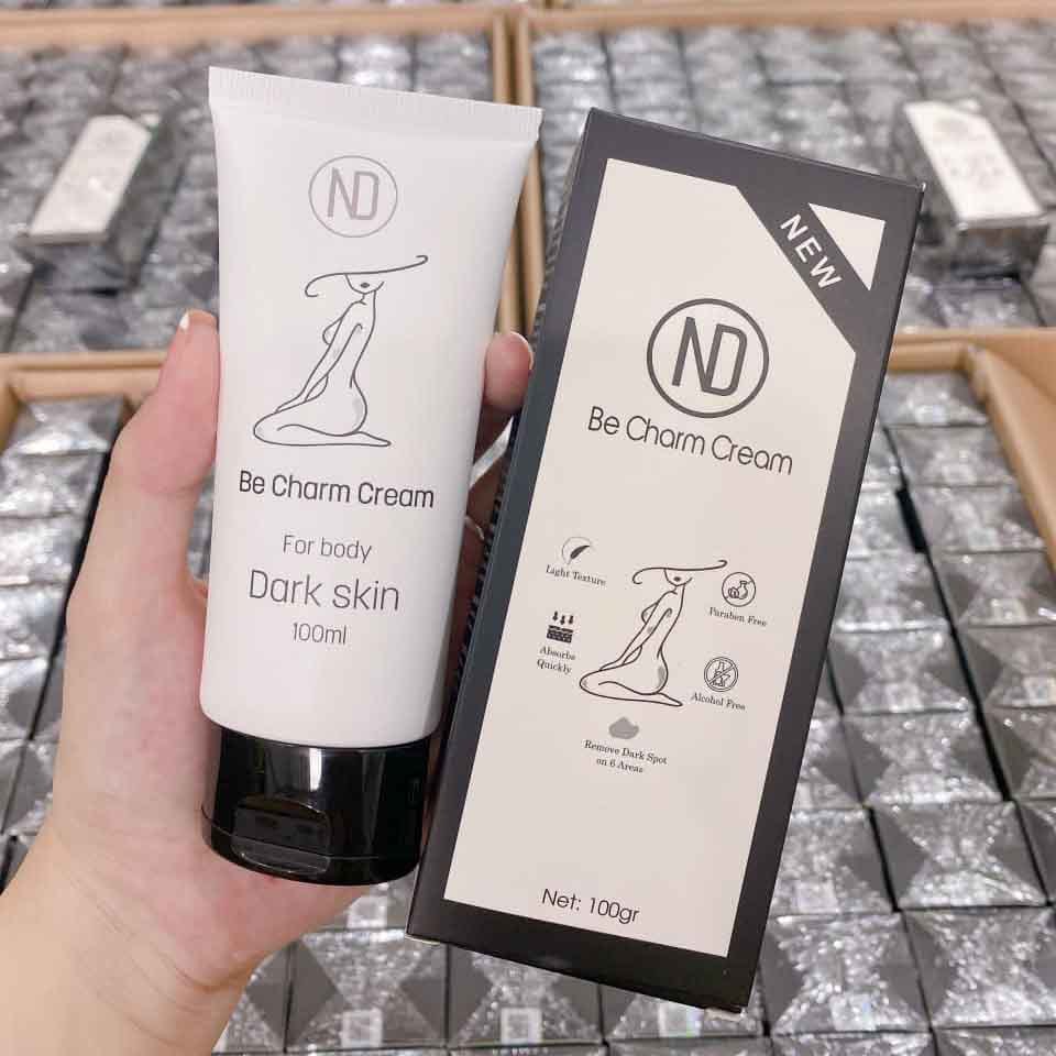 Kem Làm Sáng Da Xoá Thâm Mông - Nách - Đầu Gối - Khuỷu Tay - Bikini - Hồng nhũ hoa Be Charm Cream - Mypham_lavi