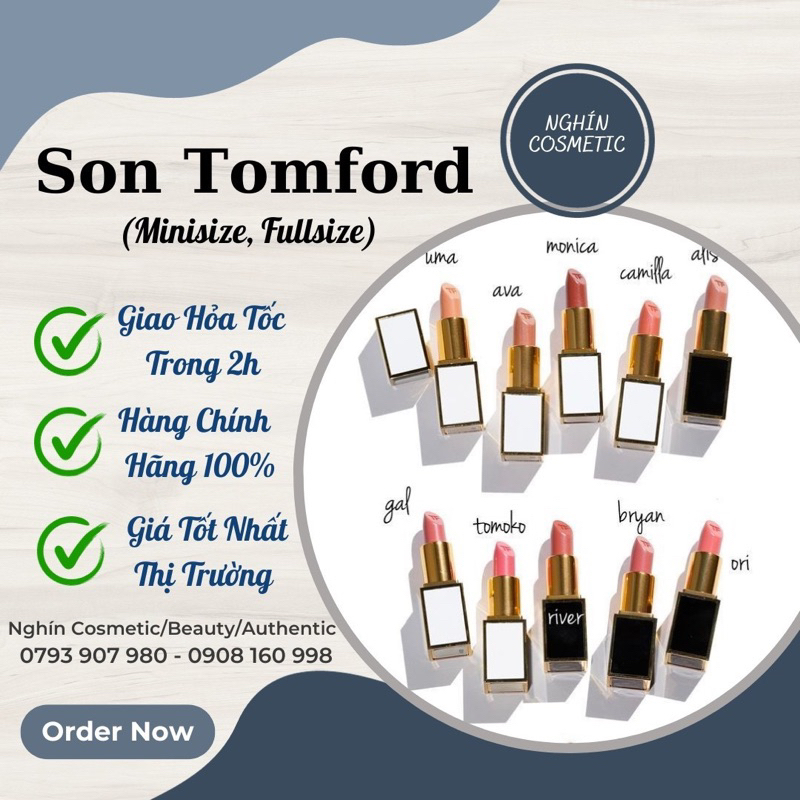Son Tomford Hàng Chính Hãng
