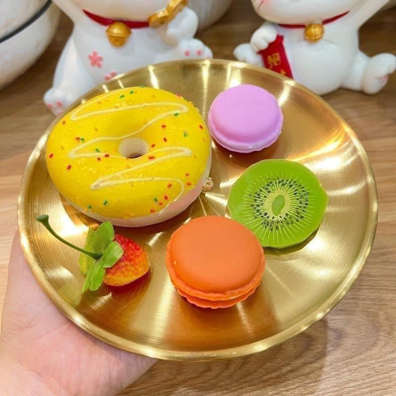 SET 5 ĐĨA MÀU VÀNG HỘP ĐEN