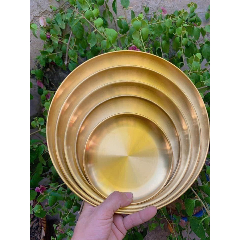 SET 5 ĐĨA MÀU VÀNG HỘP ĐEN