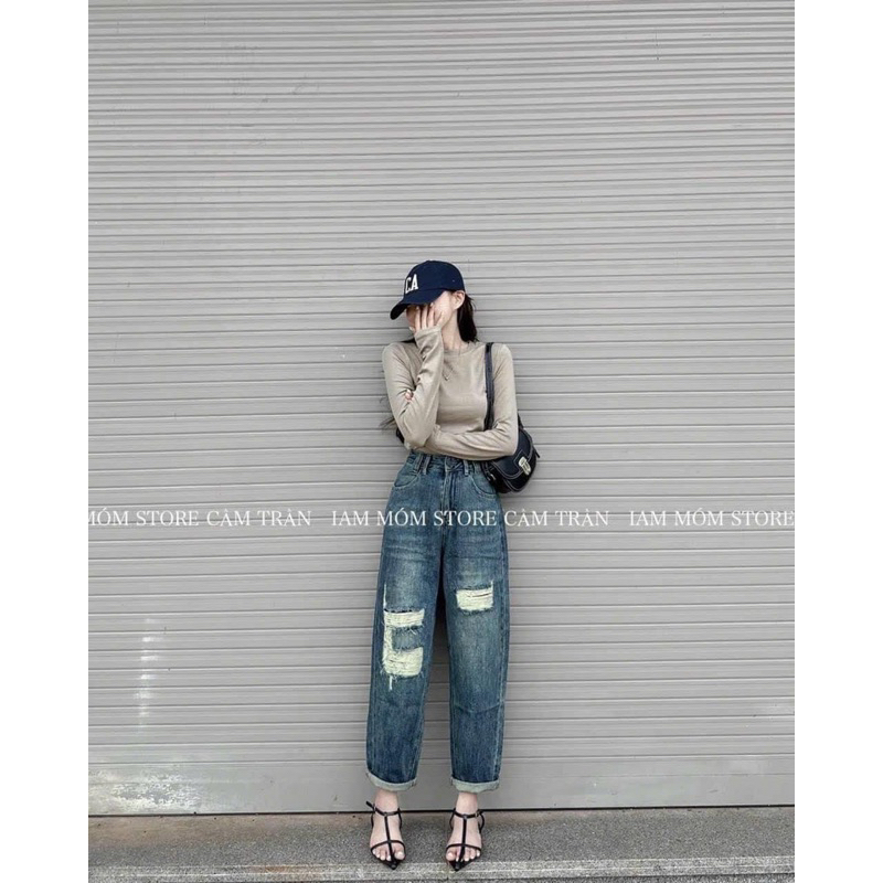MÃ 1106 -1104 QUẦN BAGGY RÁCH GỐI NEW