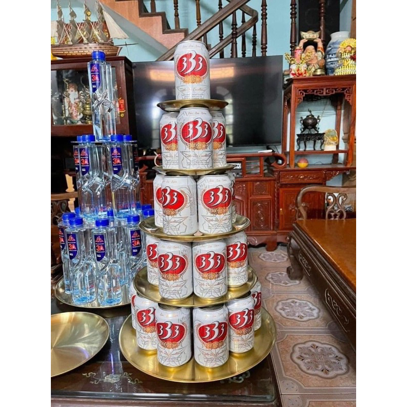 SET 5 ĐĨA MÀU VÀNG HỘP ĐEN