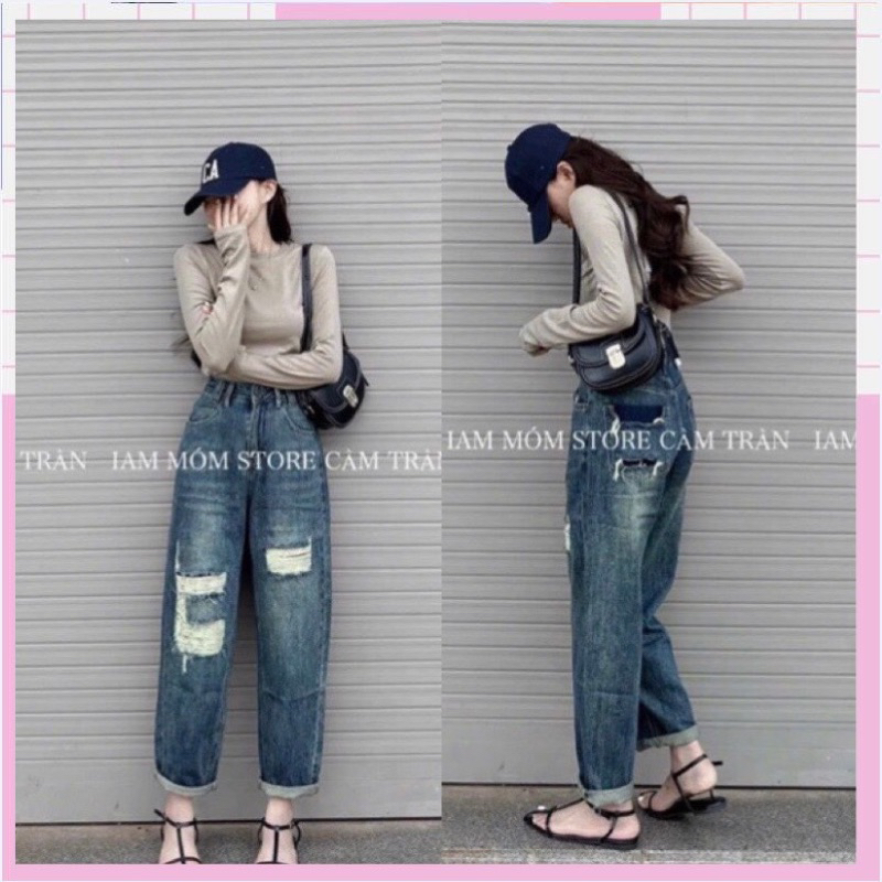 MÃ 1106 -1104 QUẦN BAGGY RÁCH GỐI NEW