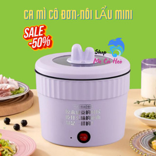 Nồi điện mini  đa năng nấu cơm lẩu cháo chiên xào -Cao Cấp. .