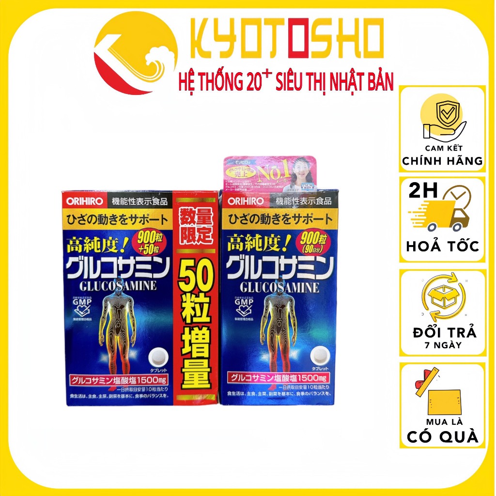 Viên bổ xương khớp Glucosamin 900v/950v Nhật Bản