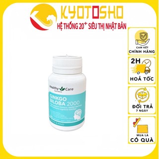 Viên uống bổ não Úc Healthy Care Ginkgo Biloba 2000 100 Viên