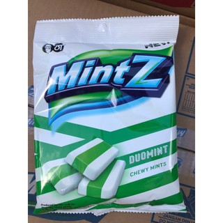Kẹo MintZ Bạc Hà Duomint Chewy Mints (gói 115g-xanh lá)