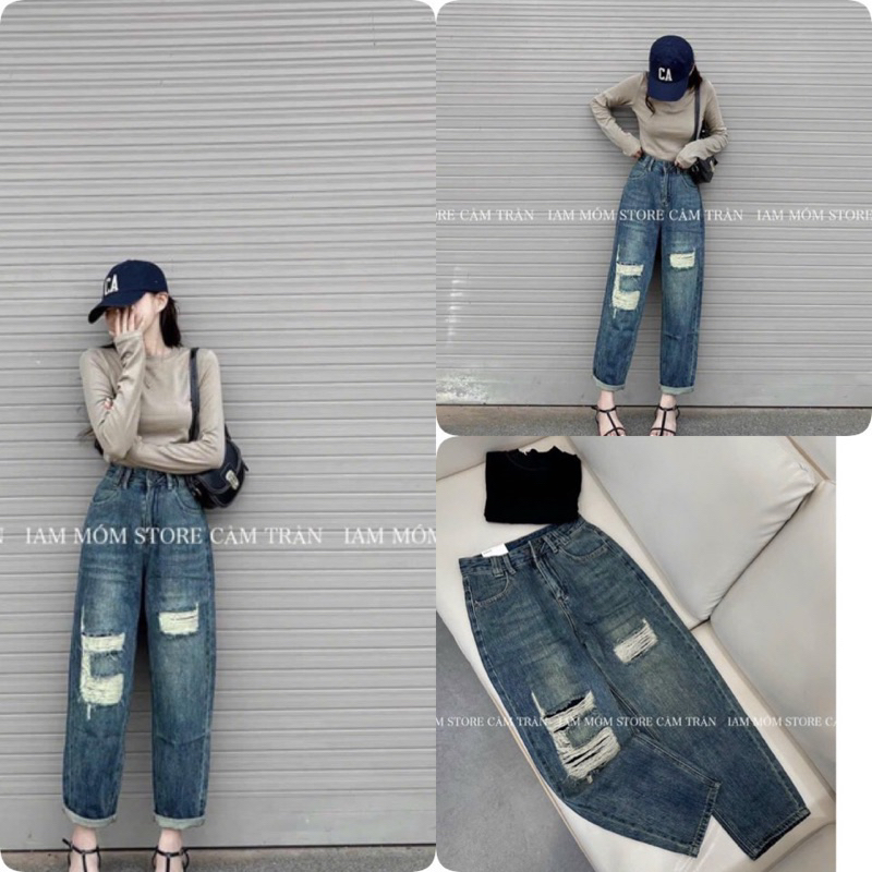 MÃ 1106 -1104 QUẦN BAGGY RÁCH GỐI NEW