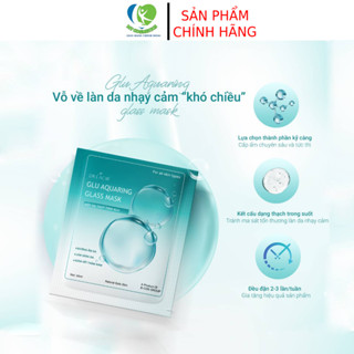 Mặt nạ thủy tinh Dr lacir Glutathione  dưỡng ẩm cho làn da mềm mại mịn màng hộp 6 miếng