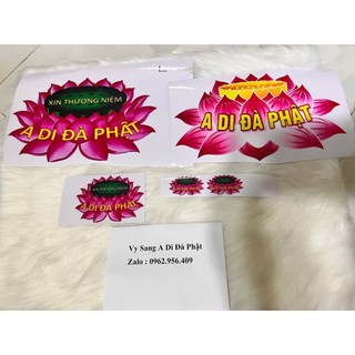 Decal sen 7*10 nhuỵ xanh