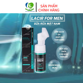 Sữa rửa mặt nam Dr Lacir For Man công thức than hoạt tính ngăn ngừa mụn cho nam 150ml