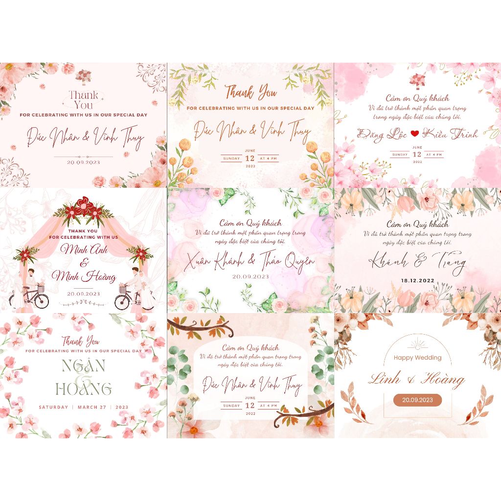 Set 100 sticker tem dán thiết kế - LIÊN HỆ CHỌN MẪU - UNIQUE FRAGRANCE