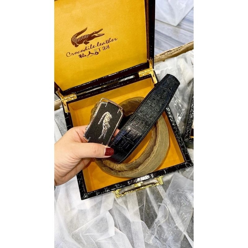 Thắt lưng nam kèm hộp gỗ