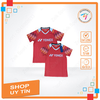 Áo cầu lông yonex 4007 đỏ
