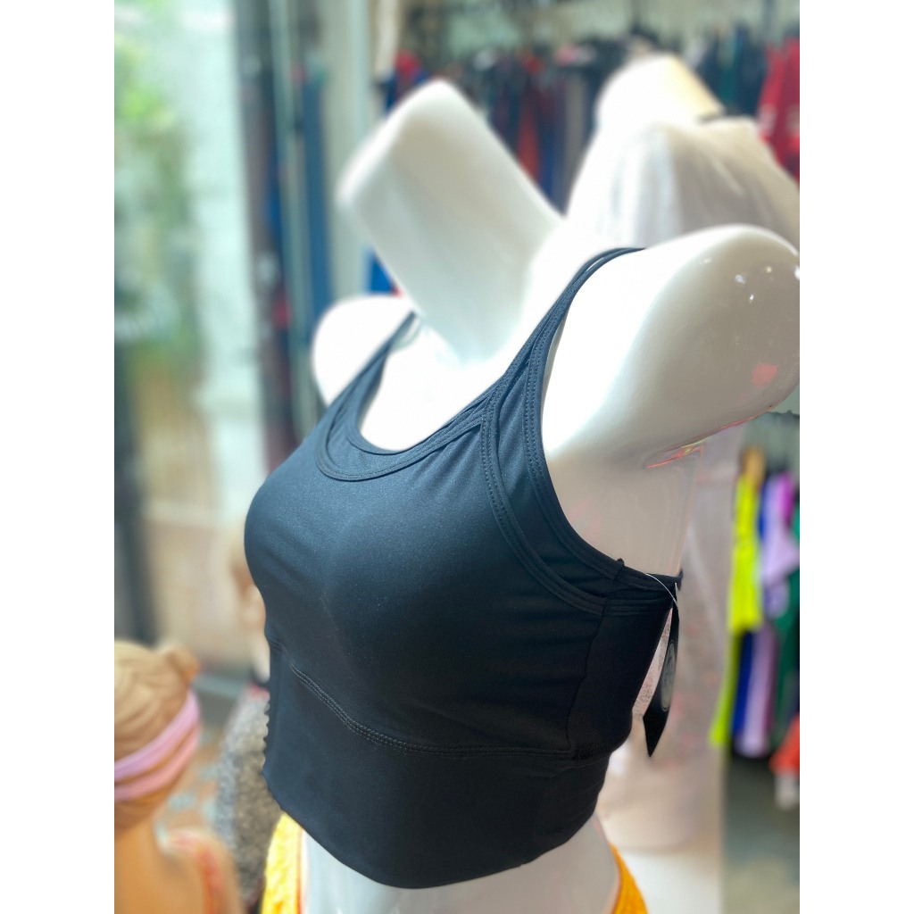 Áo bra tập dây kép hai lớp thiết kế form croptop- Áo Bra tập Gym/Yoga nữ
