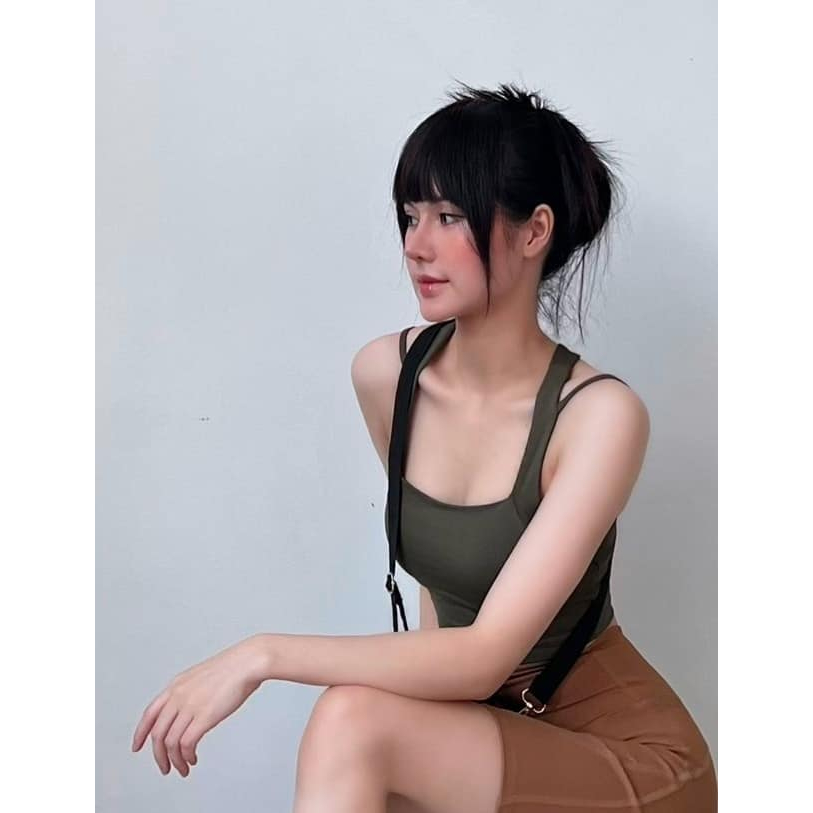 Áo bra hai dây chất thun lạnh cao cấp- Áo bra tập Gym/Yoga nữ