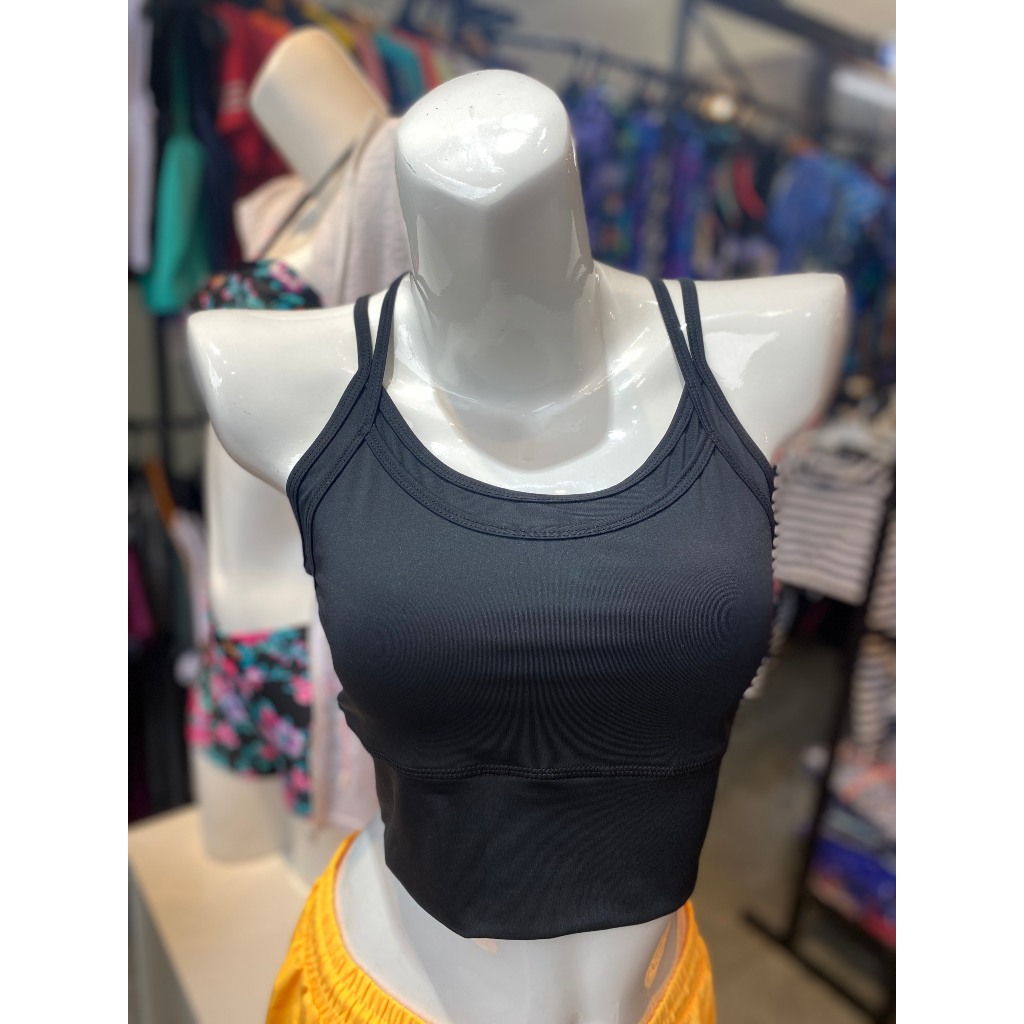 Áo bra tập dây kép hai lớp thiết kế form croptop- Áo Bra tập Gym/Yoga nữ